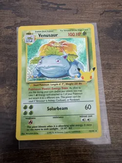 Pokemon TCG Venusaur Holo Card 15/102 Celebrations 25th Anniversary NM Condition - Image 4