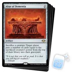 ALTAR OF DEMENTIA X4 Modern Horizons Magic MTG MINT CARD - Image 1