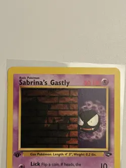 Pokemon 1st Edition Gym Challenge - Sabrina's Gastly 96/132 - Common - LP - Image 2