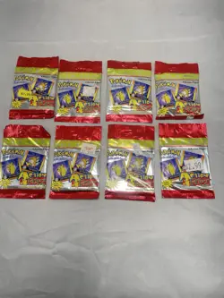 Pokemon Action Flipz Packs- 1999 Sealed (8 Packs!!!!) - Image 3