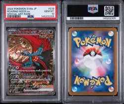 Pokemon PSA 10 Roaring Moon Ex 218/187 JP Terastal Festival Ex Special Art Rare - Image 3