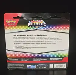 Pokemon TCG Prismatic Evolutions Tech Sticker Collection Glaceon 3 Packs - Image 3