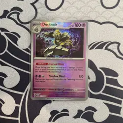 Pokemon TCG Dusknoir Pokeball Holo Prismatic Evolutions 37/131 - Image 1