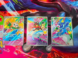 Pokemon TCG First Partner Illustration Collection – Gen 7 Starters – NM - Image 1