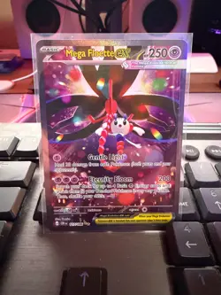 Mega Floette ex 117/086 Me04: Chaos Rising Holo Pokemon - Image 1