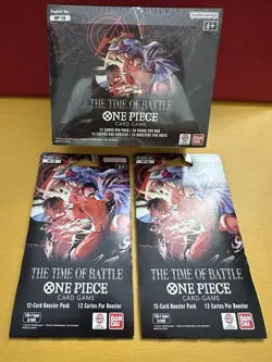 OP16 - The Time of Battle - One Piece Booster Box - ENGLISH SEALED + 2 Blisters - Image 1