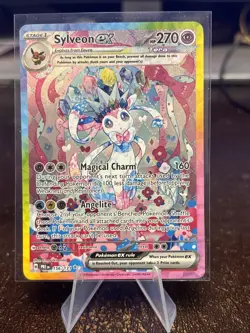 Pokemon Sylveon EX TCG Card Sir 156/131 Prismatic Evolutions NM Condition - Image 1
