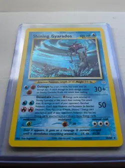 Pokemon TCG Shining Gyarados Holo Neo Revelation Card 65/64 Good Condition - Image 2
