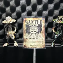 Gol D Roger Wanted Poster Manga OP13 One Piece Card English OP09-118 SP Carrying - Image 2