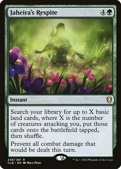 1x Jaheira's Respite NM Eng MTG - Commander Legends Baldur's Gate - Image 1