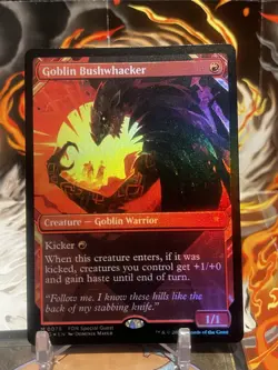 MTG | Goblin Bushwhacker (Showcase) [Foundations Special Guests] ✨FOIL✨ - Image 1