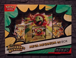 Pokemon TCG Mega Evolution Ascended Heroes Mega Meganium ex Box - Image 1