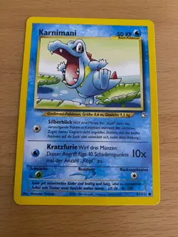 Karnimani Neo Genesis Pokemon 81/111 Deutsch, Near Mint - Image 1
