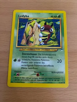 Ledyba Neo Destiny Pokemon 71/105 Deutsch, Near Mint - Image 1