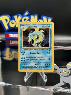 Gyarados - 7/130 - Pokemon Base Set 2 Unlimited Holo - WOTC - LP - Image 1