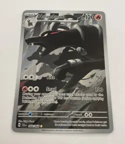 Houndoom 066/064 Pokemon Shrouded Fable Illustration Rare Holo English - Image 1