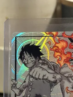 Bandai One Piece Luffy & Ace ST30-001 Leader Parallel and ST30 deck NM - Image 5