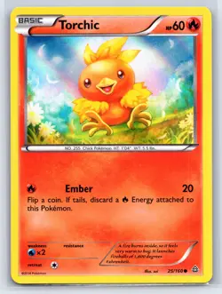 Torchic - 25/160 (Sheen Holo) Holo Promo Miscellaneous Cards & Products 025/160 - Image 1