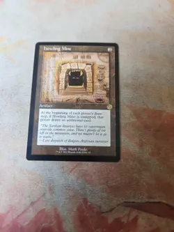 Howling Mine Schematic Art The Brother's War Retro Artifacts MTG NM - Image 1
