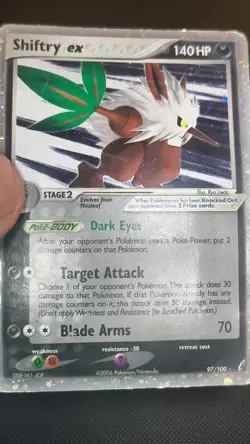 Pokemon Card - Shiftry Ex Holo 97/100 Ex Crystal Guardians HP - Image 2
