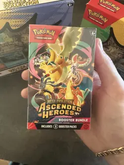 Pokemon TCG Ascended Heroes LOT - 2x Deluxe Pin Collections + 1 Booster Bundle! - Image 3