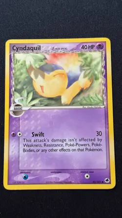 Pokemon TCG Cyndaquil Delta Species Dragon Frontiers 45/101 Nishida - Image 1