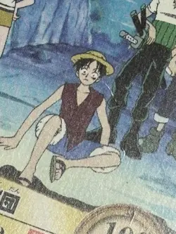 Luffy Straw Hat Pirates C141 Carddass Hyper Battle Bandai Japanese One Piece MP - Image 2