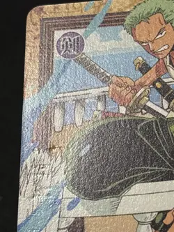 Roronoa Zoro C333 Carddass Hyper Battle Japanese One Piece Heavily Played - Image 4