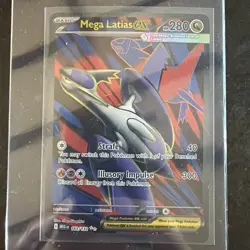 Pokemon TCG Mega Latias EX Full Art Ultra Rare Card 163/132 - Image 1