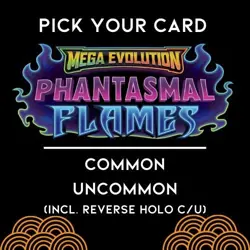 Pokemon Phantasmal Flames Choose Your Card C/U Reverse Holo Common Uncommon NM - Image 1