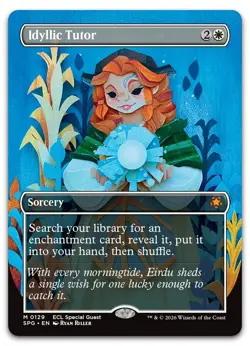 Idyllic Tutor (Borderless) #129 (NM) Special Guests SPG Magic MTG - Image 1