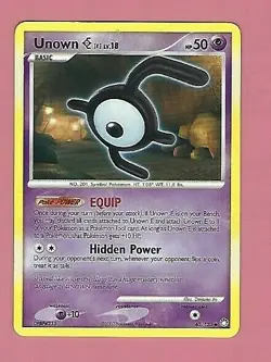 POKEMON UNOWN CARD FREE SHIPPING - Image 1