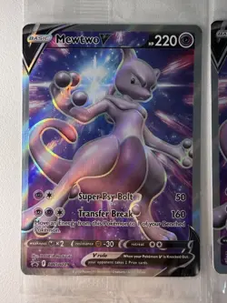 Pokemon SWSH229 Mewtwo v Black Star Promo Card Sealed x4 - Image 2