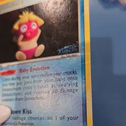 Pokemon Smoochum Unseen Forces, Reverse Holo, 31/115, 50 HP 2005 - Image 4