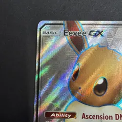 Pokemon TCG Eevee GX SM242 Sun & Moon Black Star Promo Holo LP - Image 2