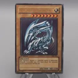 YuGiOh Blue-Eyes White Dragon SDK-001 1st Edition Ultra VG-G Asian English s899 - Image 1