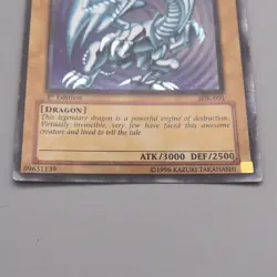 YuGiOh Blue-Eyes White Dragon SDK-001 1st Edition Ultra VG-G Asian English s899 - Image 4