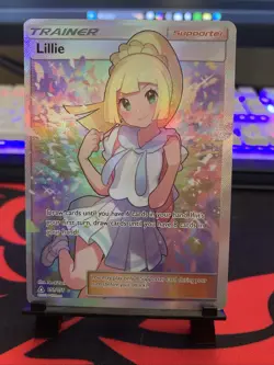 Pokemon Lillie Trainer Full Art Ultra Prism Holo 2018 151/156 - Image 1