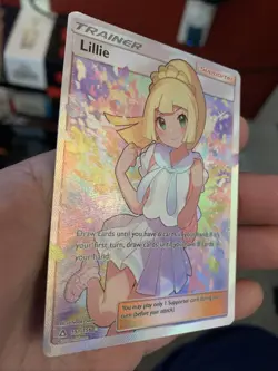 Pokemon Lillie Trainer Full Art Ultra Prism Holo 2018 151/156 - Image 3