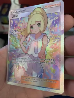 Pokemon Lillie Trainer Full Art Ultra Prism Holo 2018 151/156 - Image 4