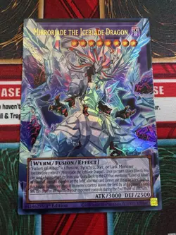 Yu-Gi-Oh! Mirrorjade the Iceblade Dragon Extended Art RA05-EN148 Ultra Rare - Image 1
