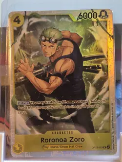 Roronoa Zoro OP15-113 SR Adventure on Kami’s Island / One Piece TCG ENGLISH NM - Image 1