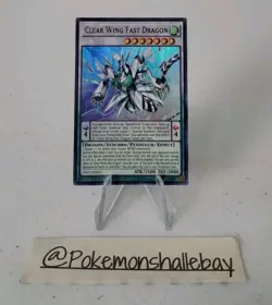 Clear Wing Fast Dragon YA02-EN001 *NM* Limited Edition Ultra Rare Yugioh Card - Image 1