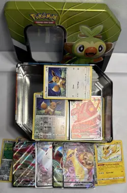 Pokemon TCG Bulk Card Lot - 200+ (Vivid Voltage) V & VMAXs All Cards NM + Tin! - Image 1