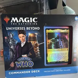 Wizards of the Coast MTG Universes Beyond Doctor Who Commander Deck Davros - Image 1