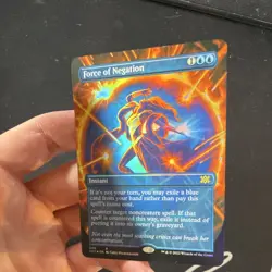 MTG Force of Negation Double Masters Rare Borderless Foil EN (NM) - Image 3