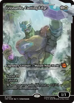 Leonardo, Cutting Edge (Showcase) Teenage Mutant Ninja Turtles Foil - Image 1