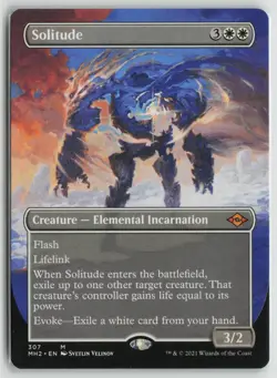 Solitude (Borderless) Lightly Played 307 Modern Horizons 2 MTG - Image 1