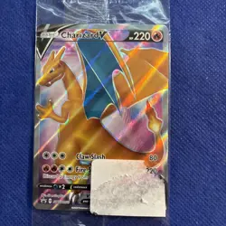 Pokemon TCG SEALED Charizard V Full Art SWSH050, Black Star Promo Card - Image 2