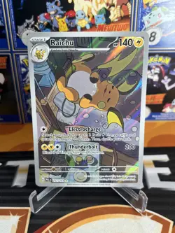 2023 Pokemon Paldea Evolved Raichu Illustration Rare 211/193 NM- - Image 1